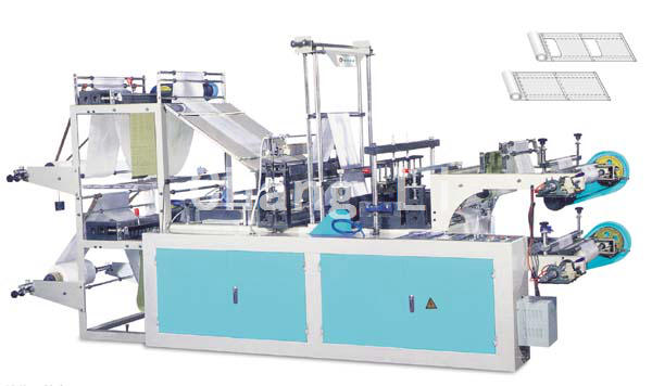 GJHD微電腦控制高速連卷背心袋制袋機(jī)